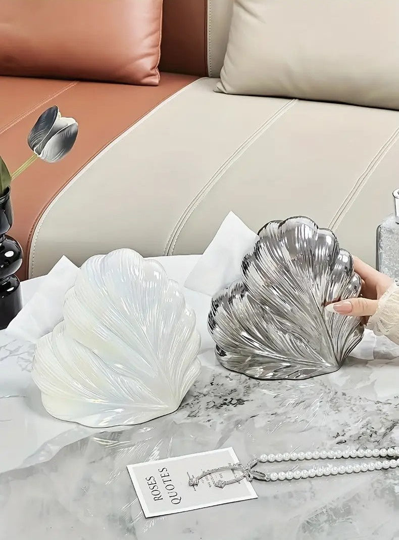 Cajas de Pañuelos de Cocina con Forma de Concha Marina