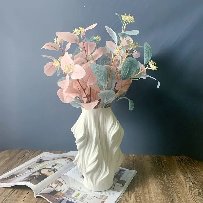 Jarrón Cilíndrico Texturizado