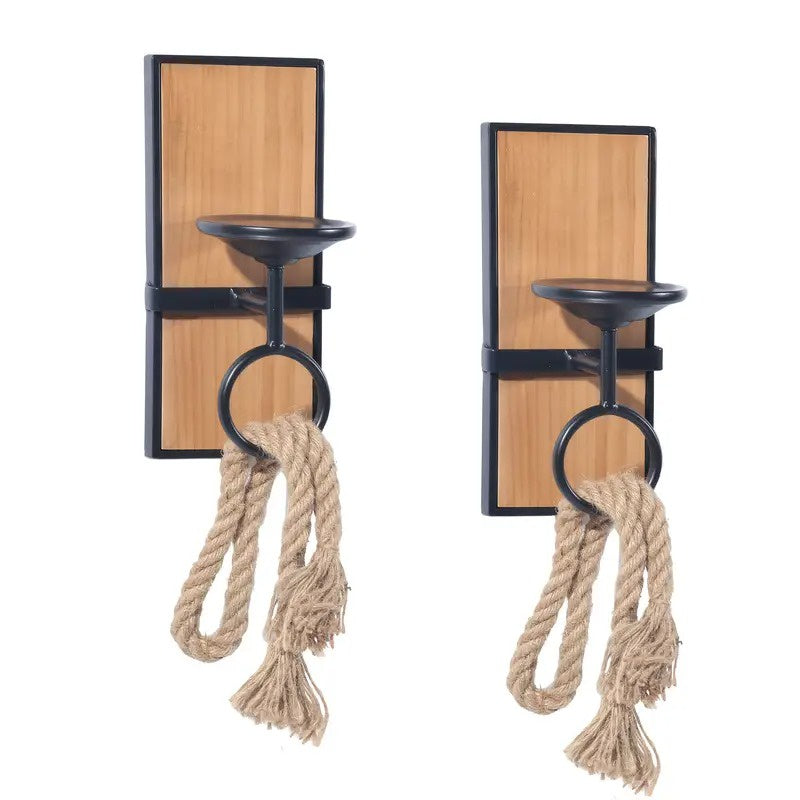 Juego de Portavelas Montados en la Pared