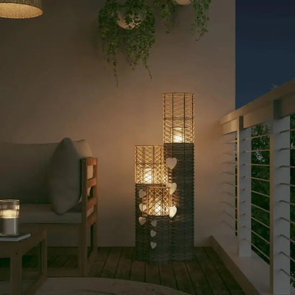 Juego de Portavelas de Piso