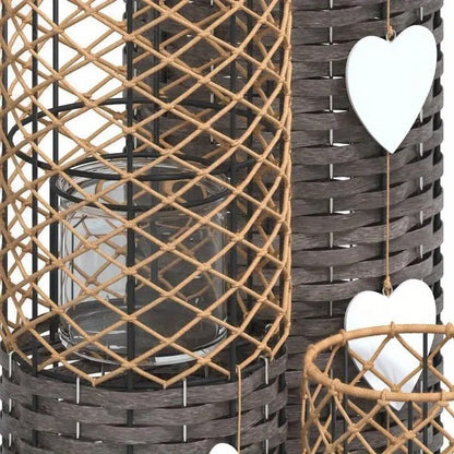 Juego de Portavelas de Piso