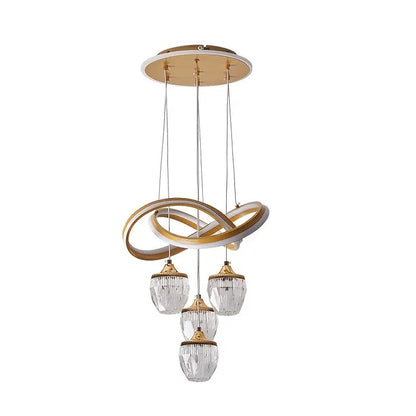 Lámpara de Araña Colgante de Cuatro Luces