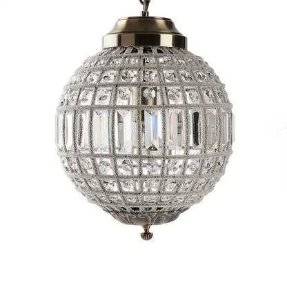 Lámpara de Araña Esférica de Cristal