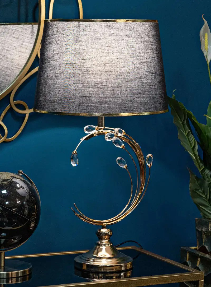 Lámpara de Mesa para Dormitorio con Soporte Curvo